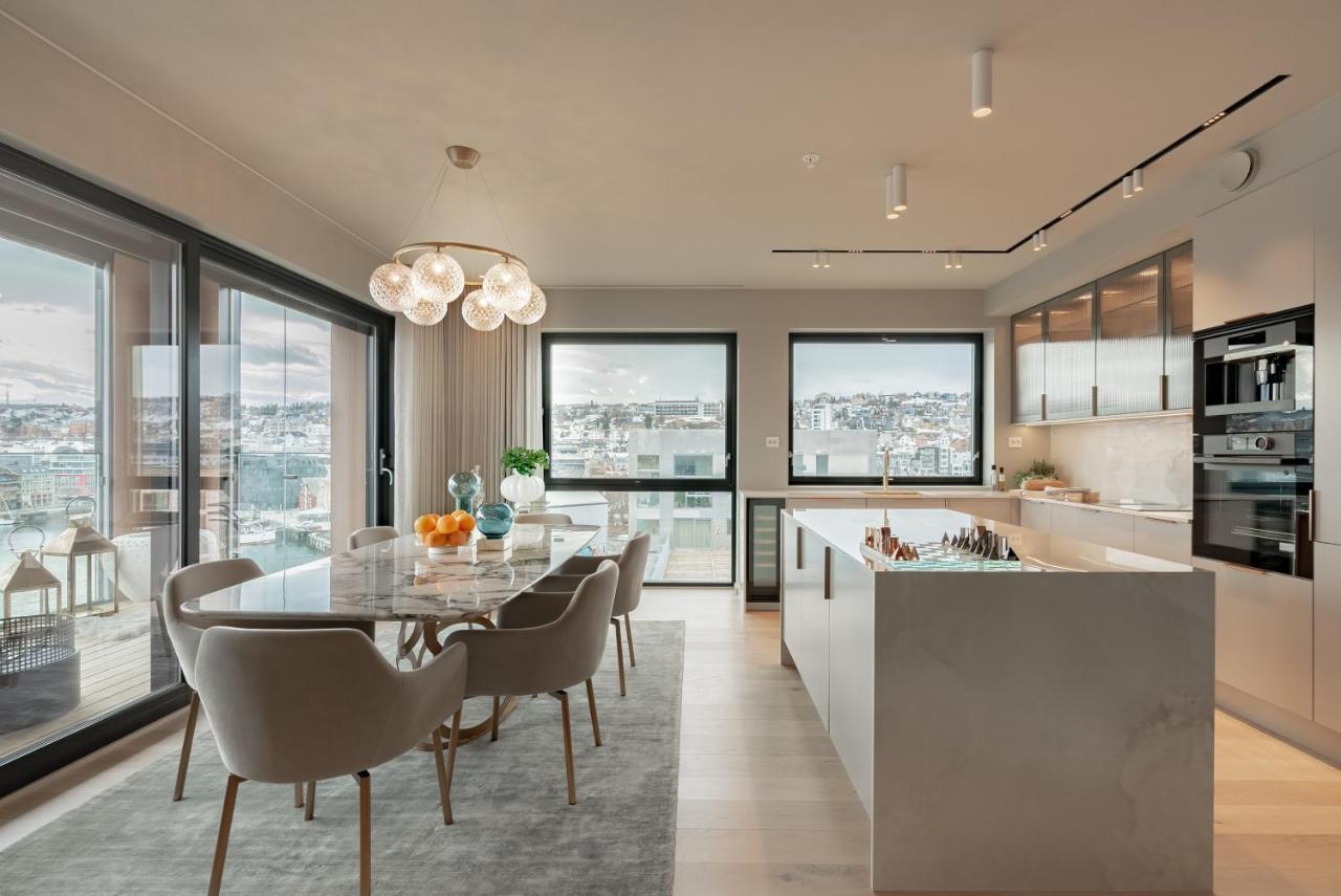טרומסה Vindlys Luxury Penthouse Apartment מראה חיצוני תמונה