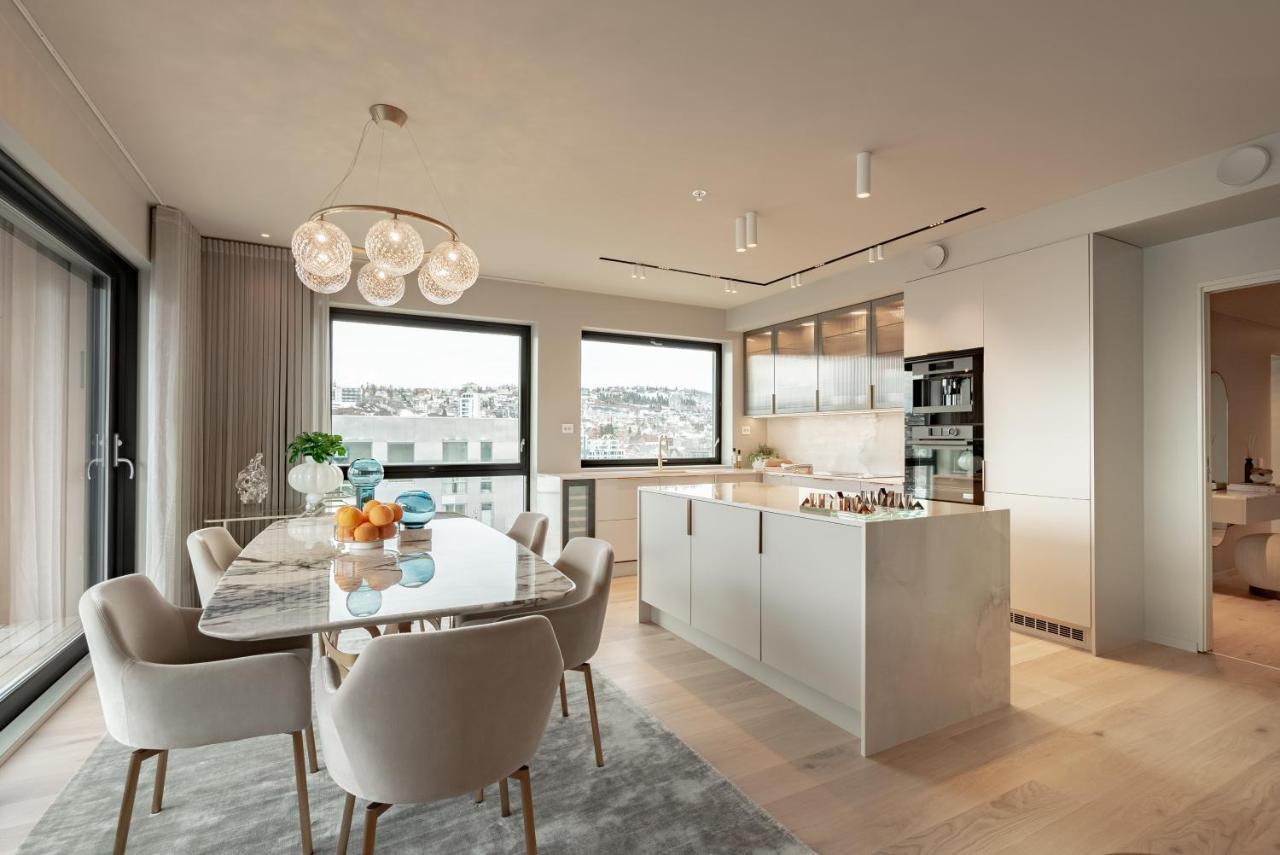 טרומסה Vindlys Luxury Penthouse Apartment מראה חיצוני תמונה