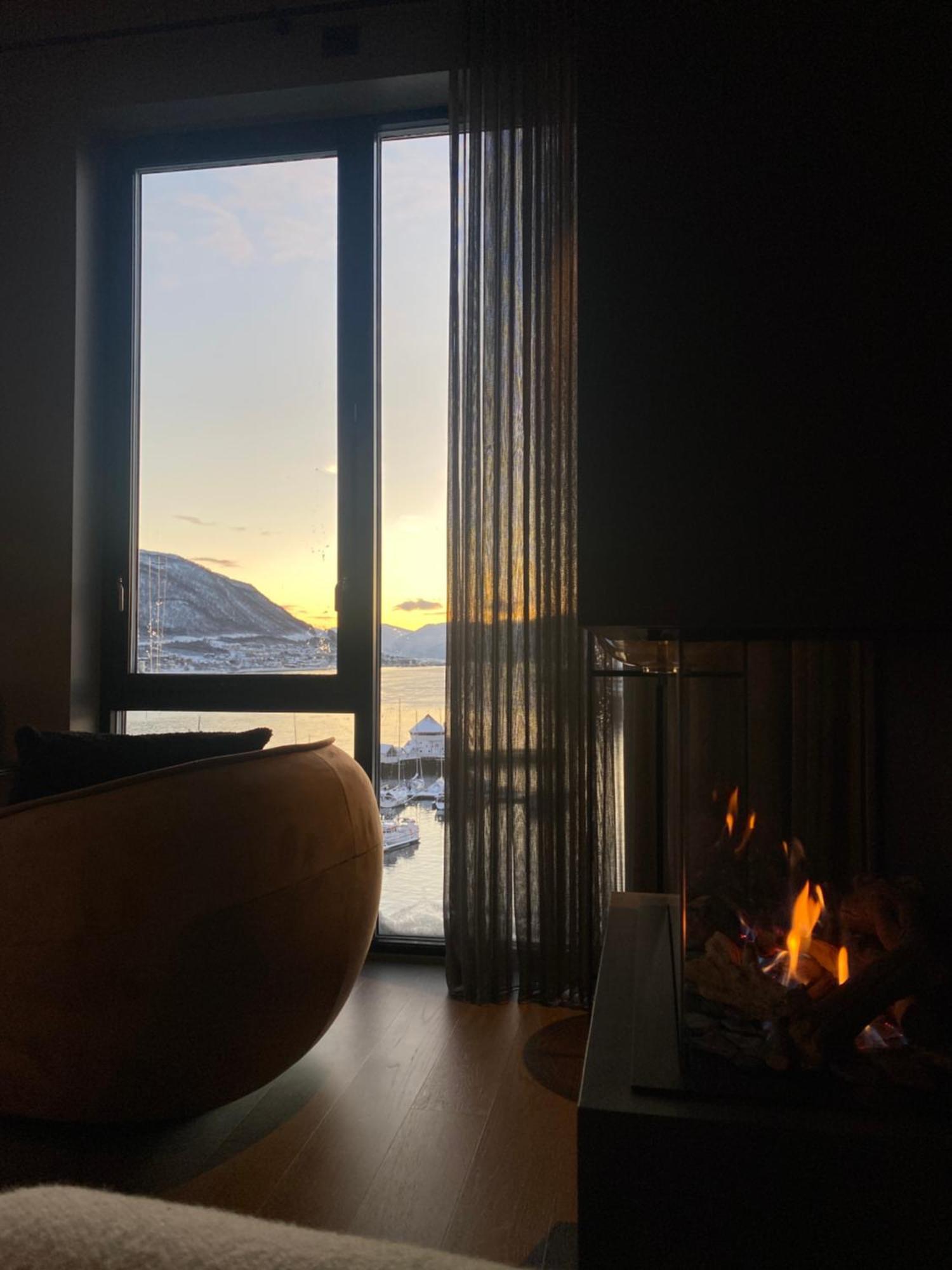 טרומסה Vindlys Luxury Penthouse Apartment מראה חיצוני תמונה
