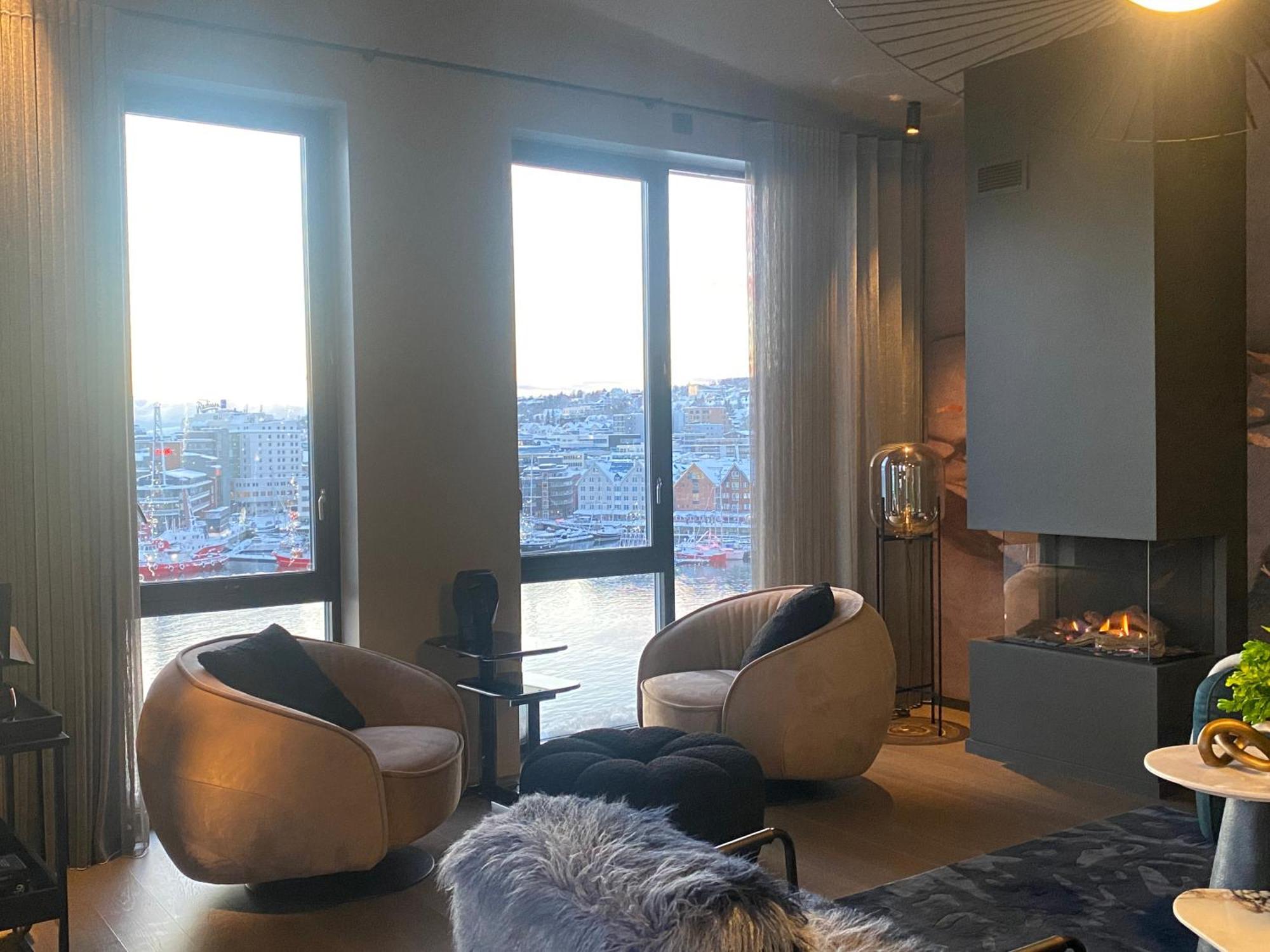 טרומסה Vindlys Luxury Penthouse Apartment מראה חיצוני תמונה