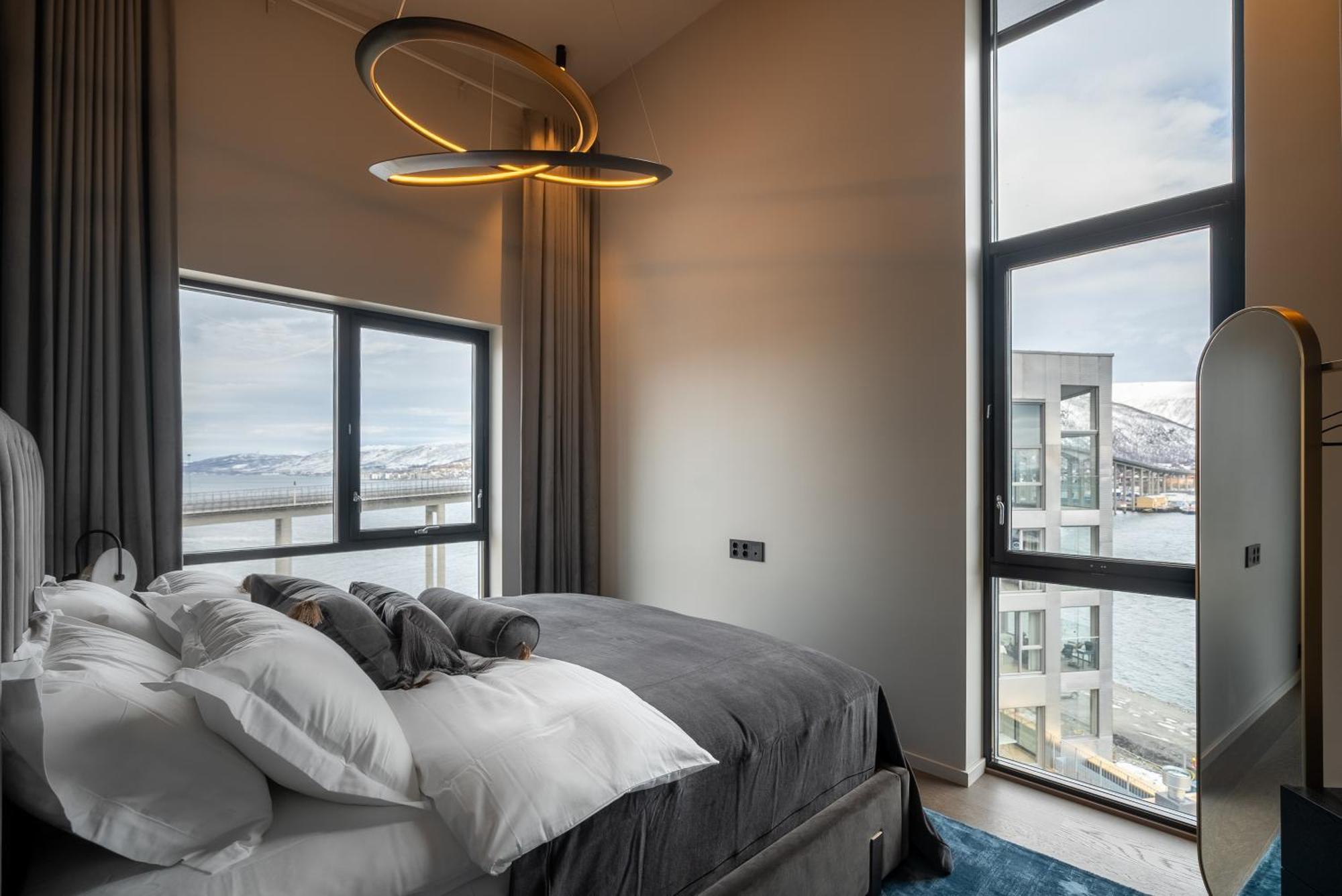 טרומסה Vindlys Luxury Penthouse Apartment מראה חיצוני תמונה