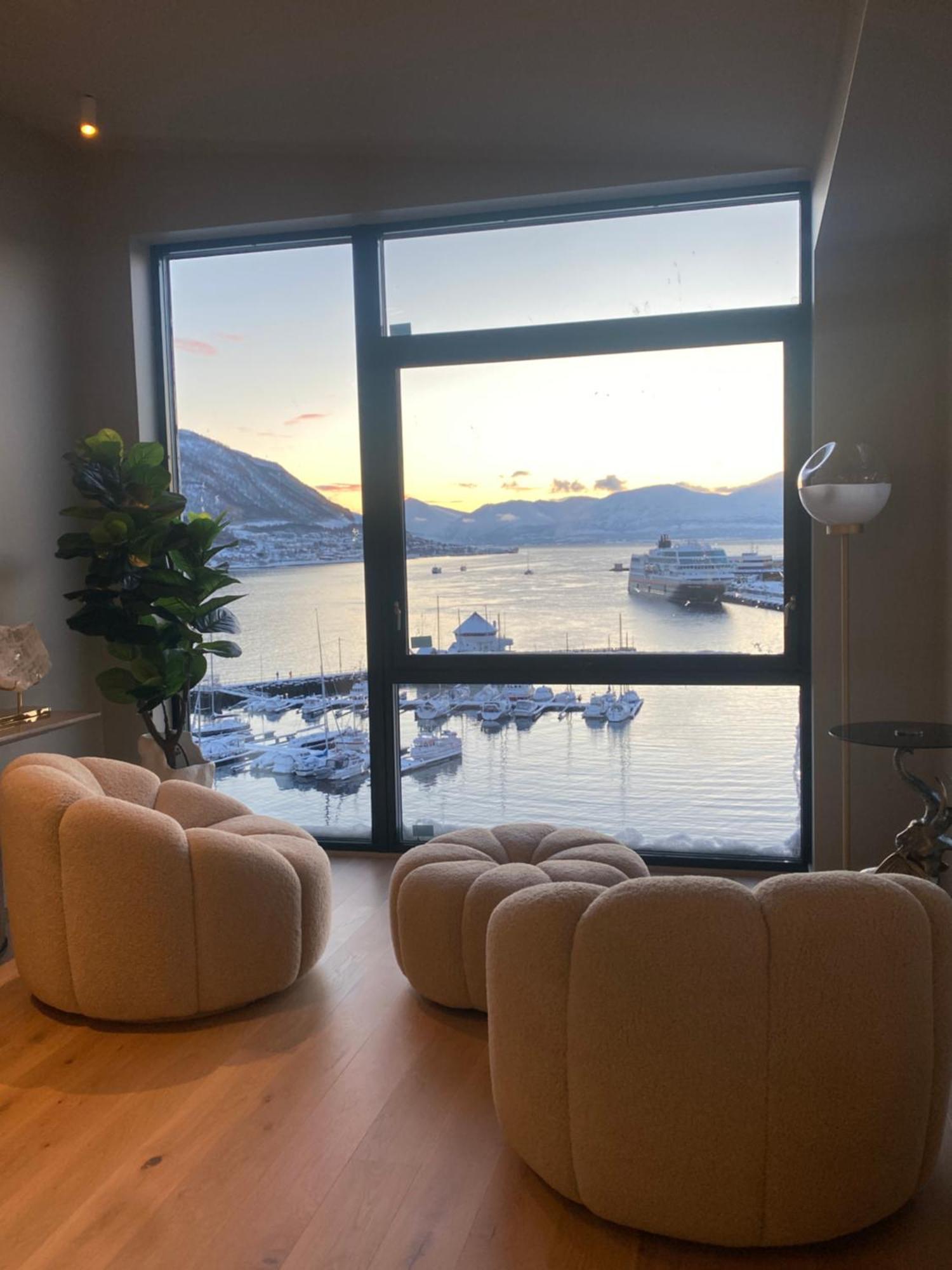טרומסה Vindlys Luxury Penthouse Apartment מראה חיצוני תמונה
