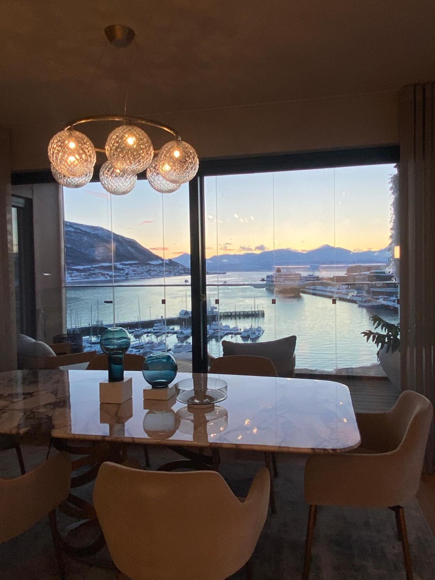 טרומסה Vindlys Luxury Penthouse Apartment מראה חיצוני תמונה