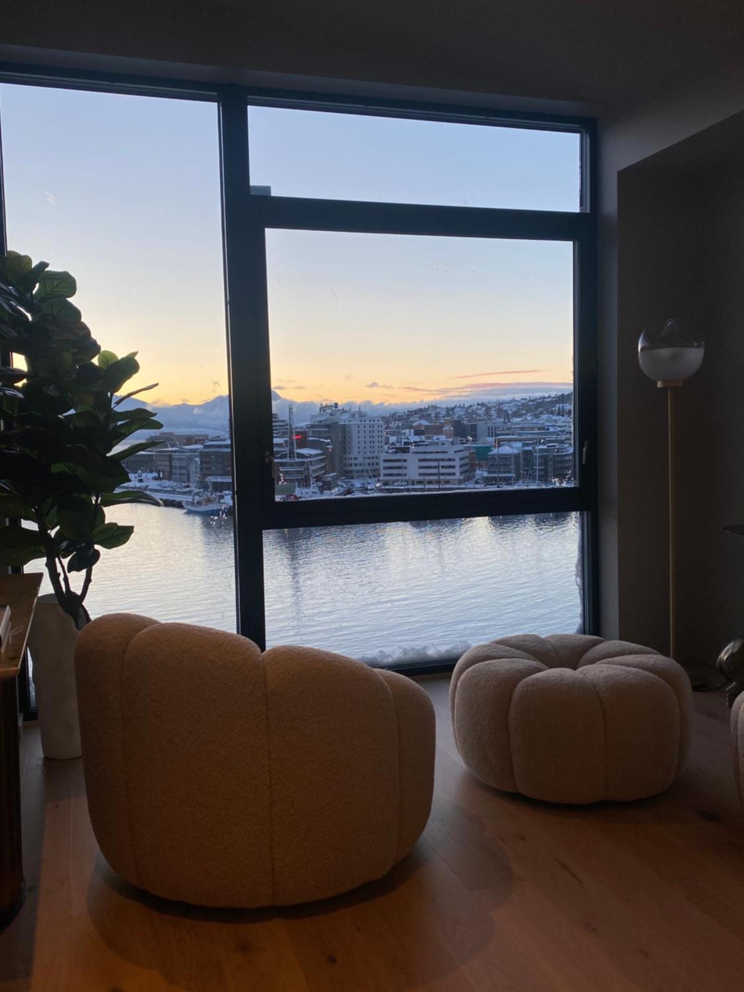 טרומסה Vindlys Luxury Penthouse Apartment מראה חיצוני תמונה